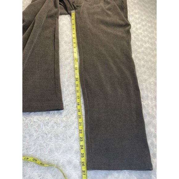 KIRUNDO Womens Chestnut Pockets Wide Leg Pants Sz 6 Chenille Blend Comfort - Picture 4 of 10